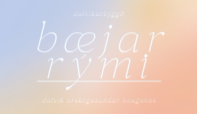 Mannlífsverkefni í Dalvíkurbyggð sumarið 2023