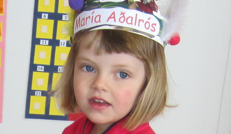 María Aðalrós 3 ára