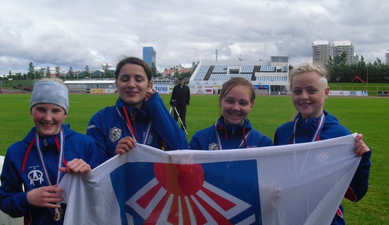 UMSE vann til verðlauna í frjálsum íþróttum