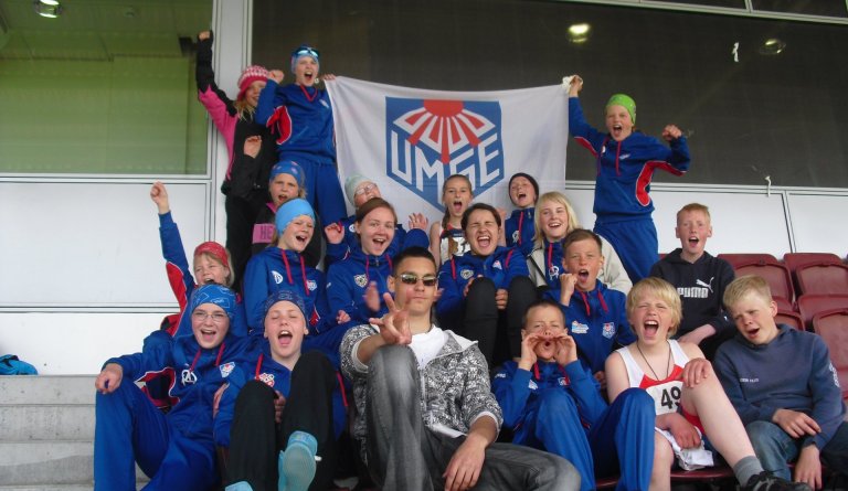 Íslandsmeistarar á frjálsíþróttamóti 11-14 ára