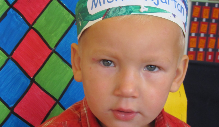 Michal Kjartan 2 ára