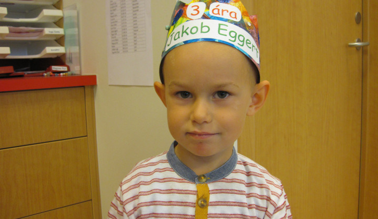 Jakob Eggert 3 ára