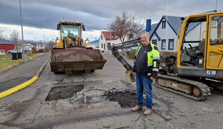 Tilkynning vegna malbiksviðgerða