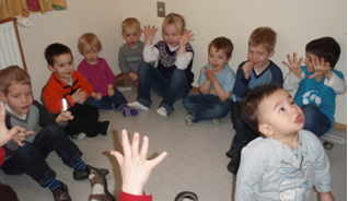 Vorsýning í leikskólanum Leikbæ