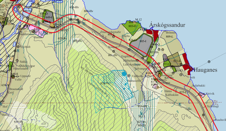 Dalvíkurlína 2  Breyting á Aðalskipulagi Dalvíkurbyggðar 2008-2020 Niðurstaða sveitarstjórnar