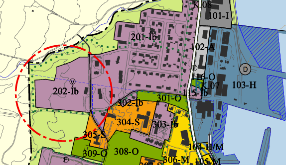 Nýtt íbúðasvæði vestan Böggvisbrautar