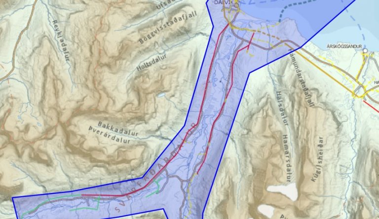 Straumlaust á Dalvík, Svarfaðardal, Skíðadal og Hrísey
