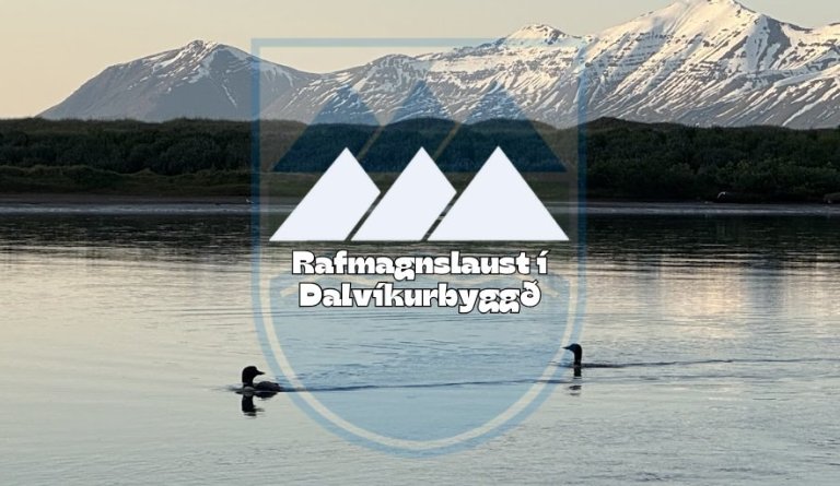 Rafmagnslaust í Dalvíkurbyggð.