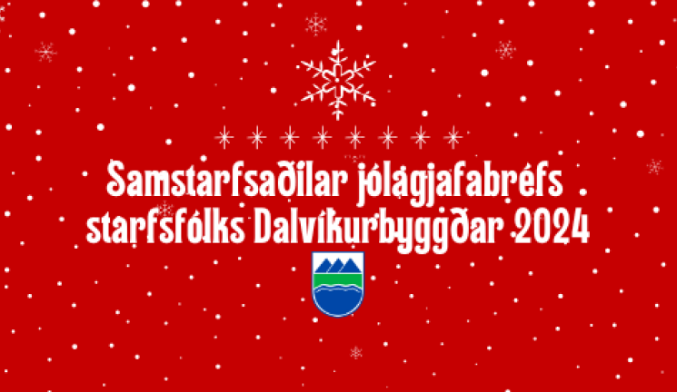 Samstarfsaðilar jólagjafabréfs Starfsfólks dalvíkurbyggðar 2024