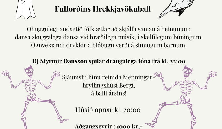 Fullorðins Hrekkjavökuball!