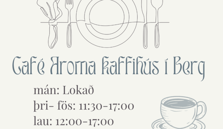 Opnunartímar Cafe Aroma