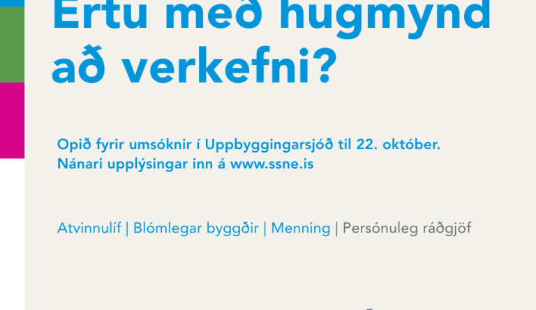 Opið fyrir umsóknir í Uppbyggingarsjóð Norðurlands eystra