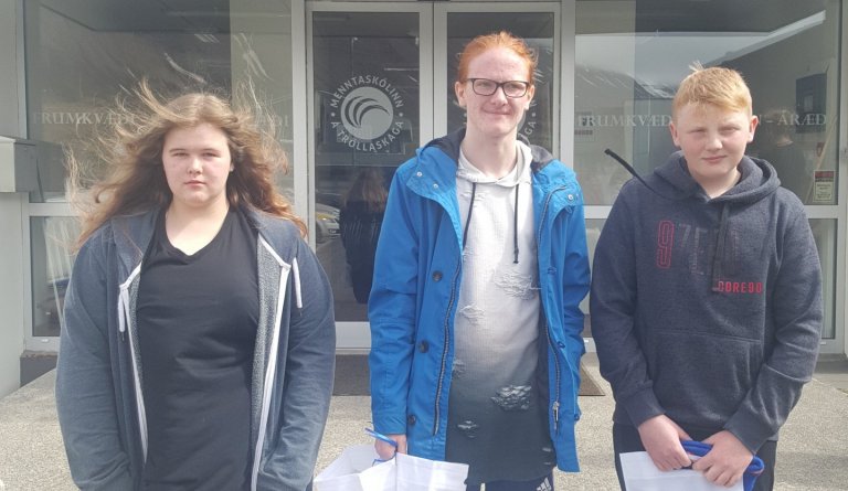 Úrslit í stærðfræðikeppni