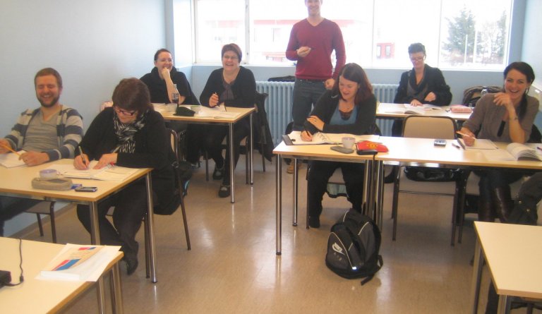 Líf og fjör í námsveri SÍMEY á Dalvík