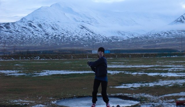 Íslandsmet í sleggjukasti