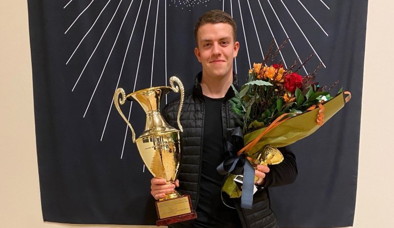 Sveinn Margeir Hauksson er íþróttamaður Dalvíkurbyggðar 2020