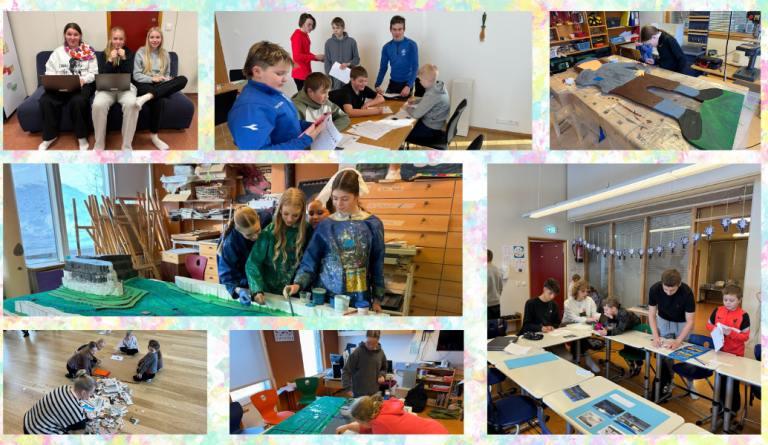 Heimabyggðaþema í Dalvíkurskóla.