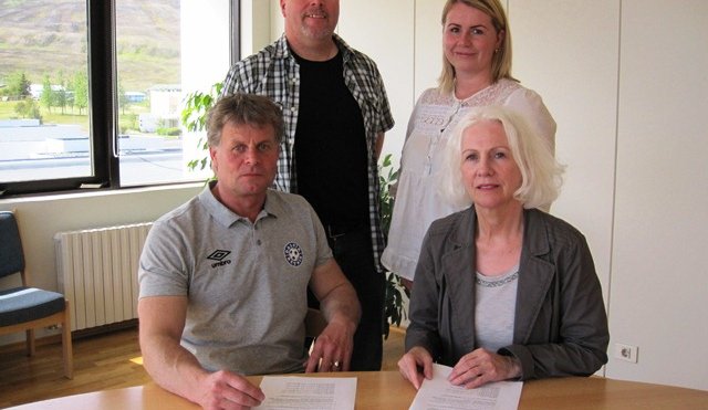 Samningur vegna tjaldsvæðisgæslu fyrir Fiskidagsvikuna