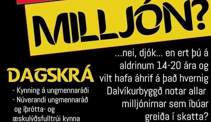 Kosning í Ungmennaráð Dalvíkurbyggðar