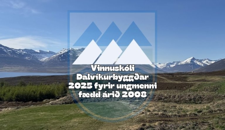 Vinnuskóli Dalvíkurbyggðar 2025 fyrir ungmenni fædd árið 2008