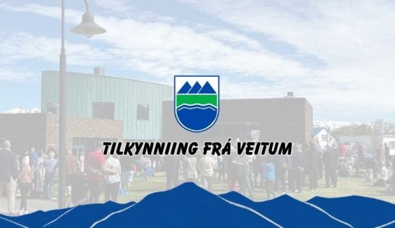 Tilkynning frá veitum