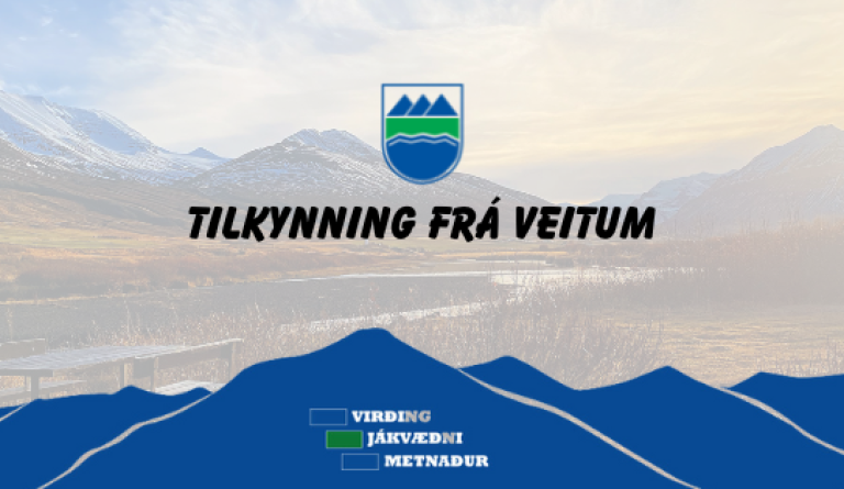 Tilkynning frá Veitum - Dalvík