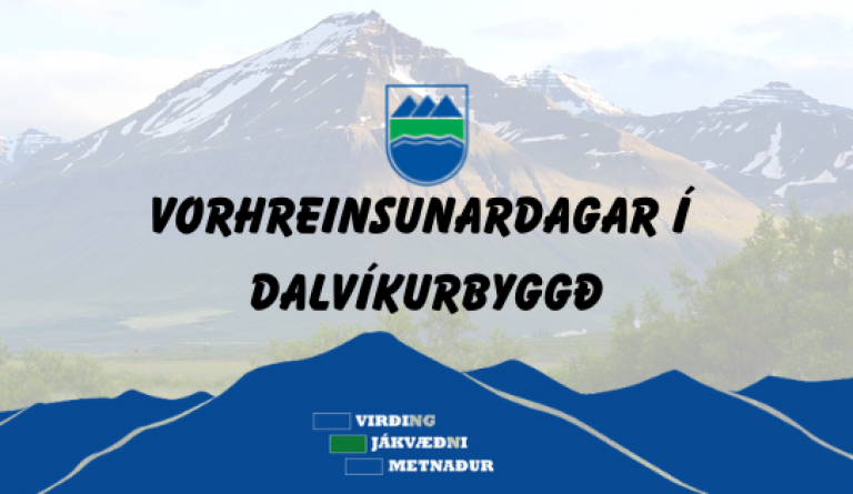 Vorhreinsunardagar í Dalvíkurbyggð.