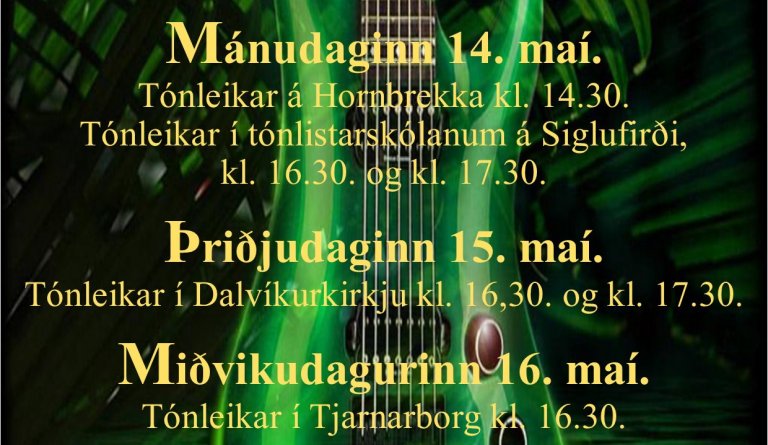 Vortónleikar Tónlistarskólans á  Tröllaskaga