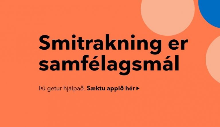 Ert þú búin/n að ná smitrakningarforritið?