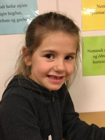 Valgerður Fríður Tryggvadóttir er nemandi vikunnar